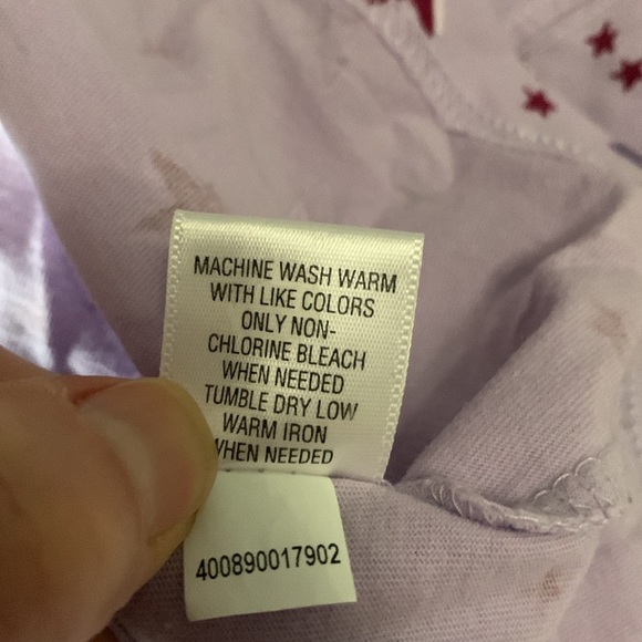 Cute purple star top - Picture 5 of 7